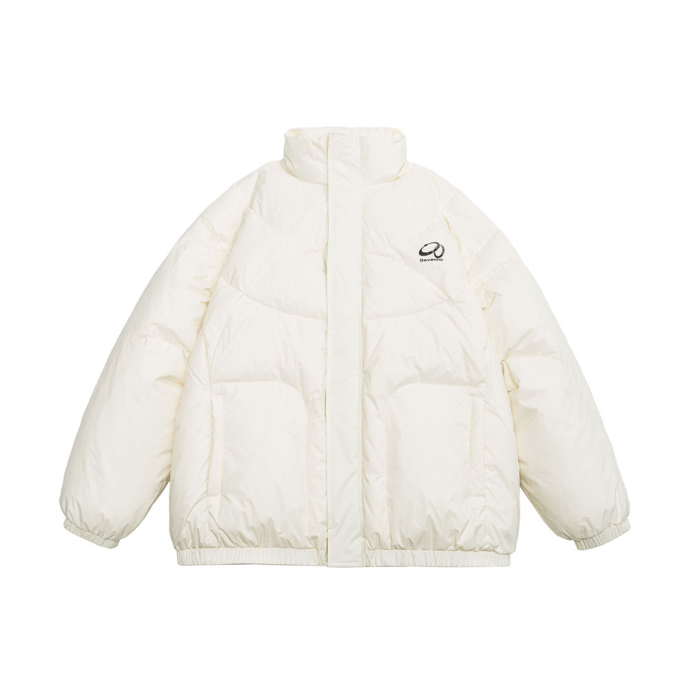 GrogeousBen   2025New Thickened Warm Down Jacket for Men and Women; Winter Loose Couple's Bread Clothing Winter Apparel.