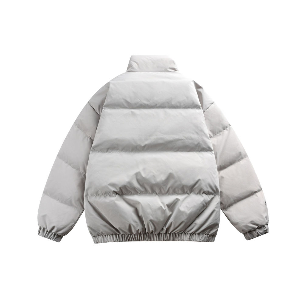 GrogeousBen 2025 New Men's Stand Collar Down Jacket; Couple's Winter White Duck Down Thickened Warm Coat; Light and Versatile Trend