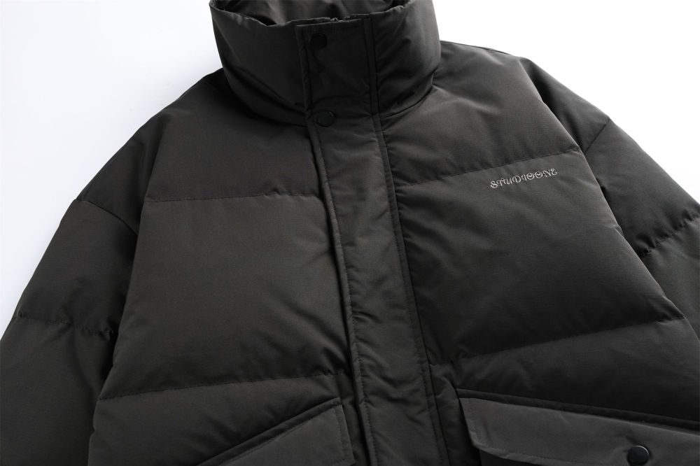 GrogeousBen 2025 New Men's Stand Collar Down Jacket; Couple's Winter White Duck Down Thickened Warm Coat; Light and Versatile Trend