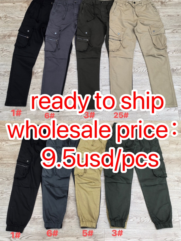 Stocks & ready to Long Short overalls men's pants.