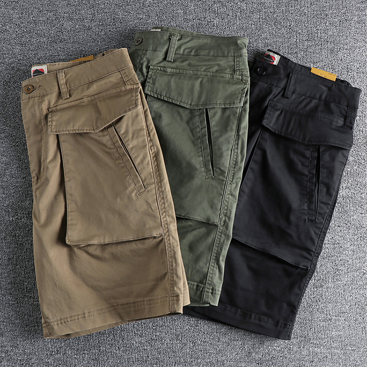 GrogeousBen Men's 2023 summer shorts sports workwear loose jogging streetwear.