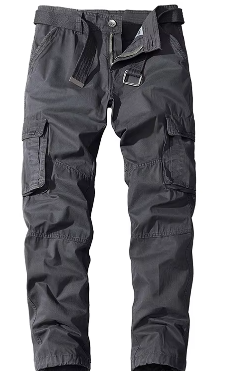 GrogeousBen 2025 Men's plus size work pants new outdoor construction electrician multi-pocket set protective cotton