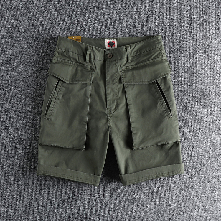 GrogeousBen Men's 2023 summer shorts sports workwear loose jogging streetwear.