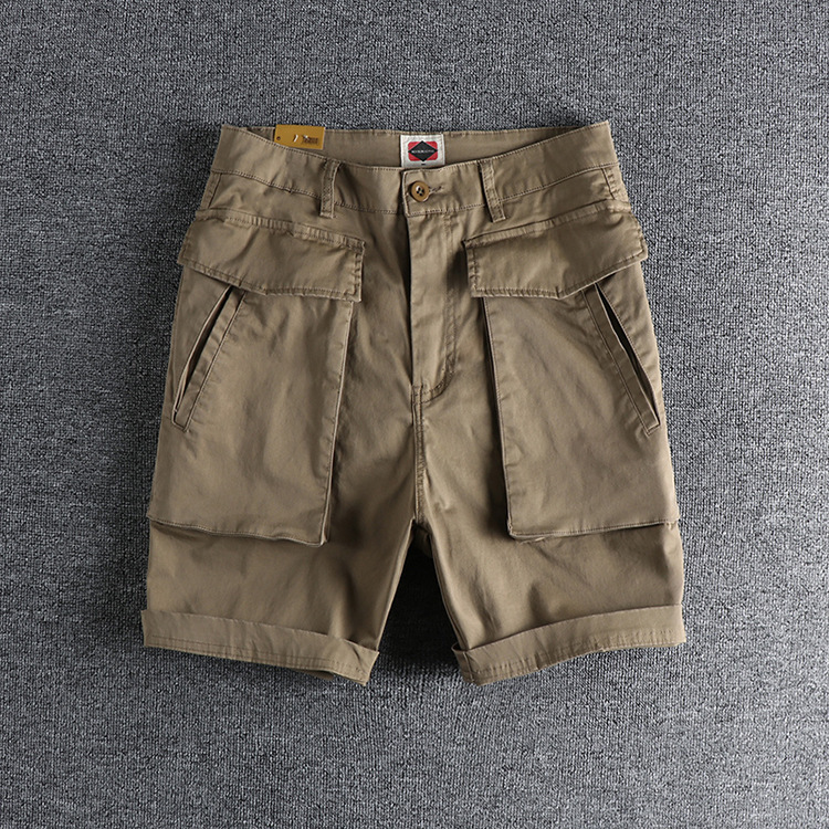 GrogeousBen Men's 2023 summer shorts sports workwear loose jogging streetwear.
