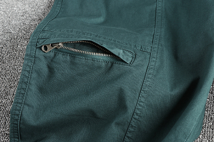GrogeousBen 2025Design sense American retro trend wash workwear casual pants men peacock green versatile loose straight-leg long pants