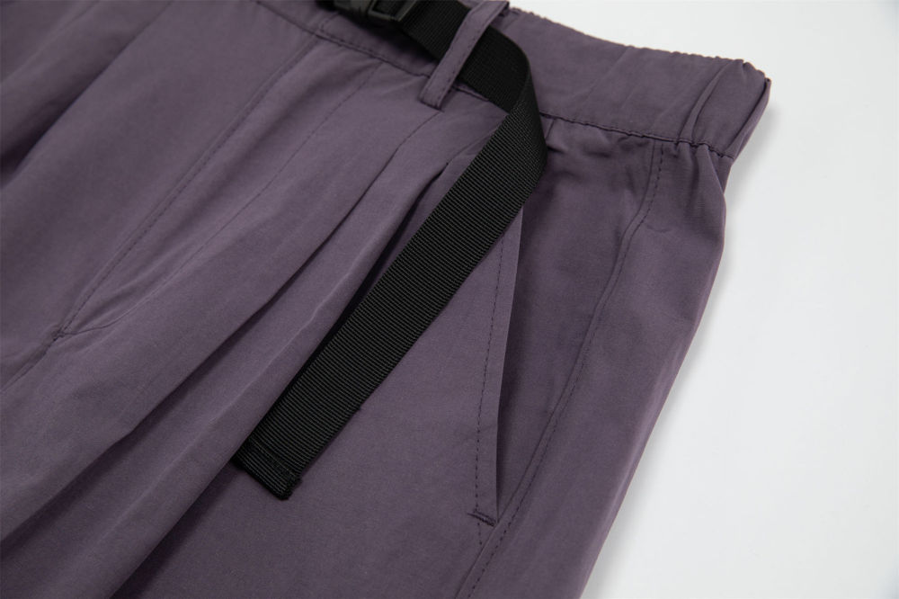 GorgeousBen  2025 American casual outdoor quick-drying retro versatile casual workwear straight-leg wide-leg hot girl European and American parachute pants.