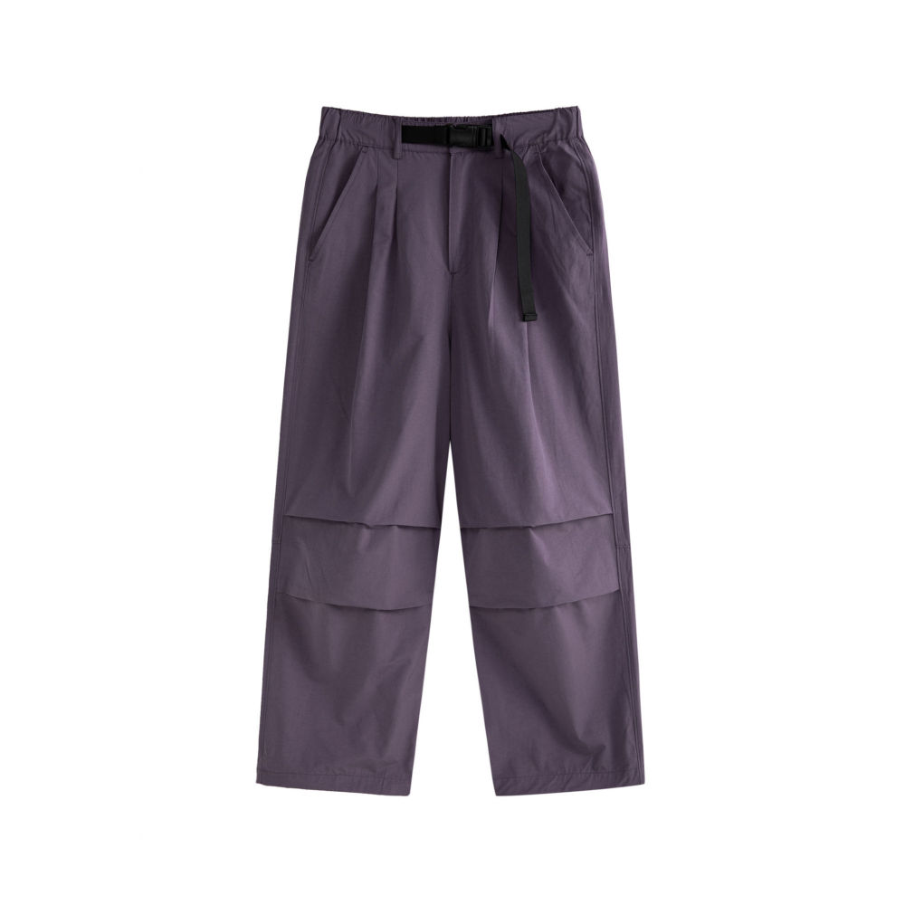 GorgeousBen  2025 American casual outdoor quick-drying retro versatile casual workwear straight-leg wide-leg hot girl European and American parachute pants.