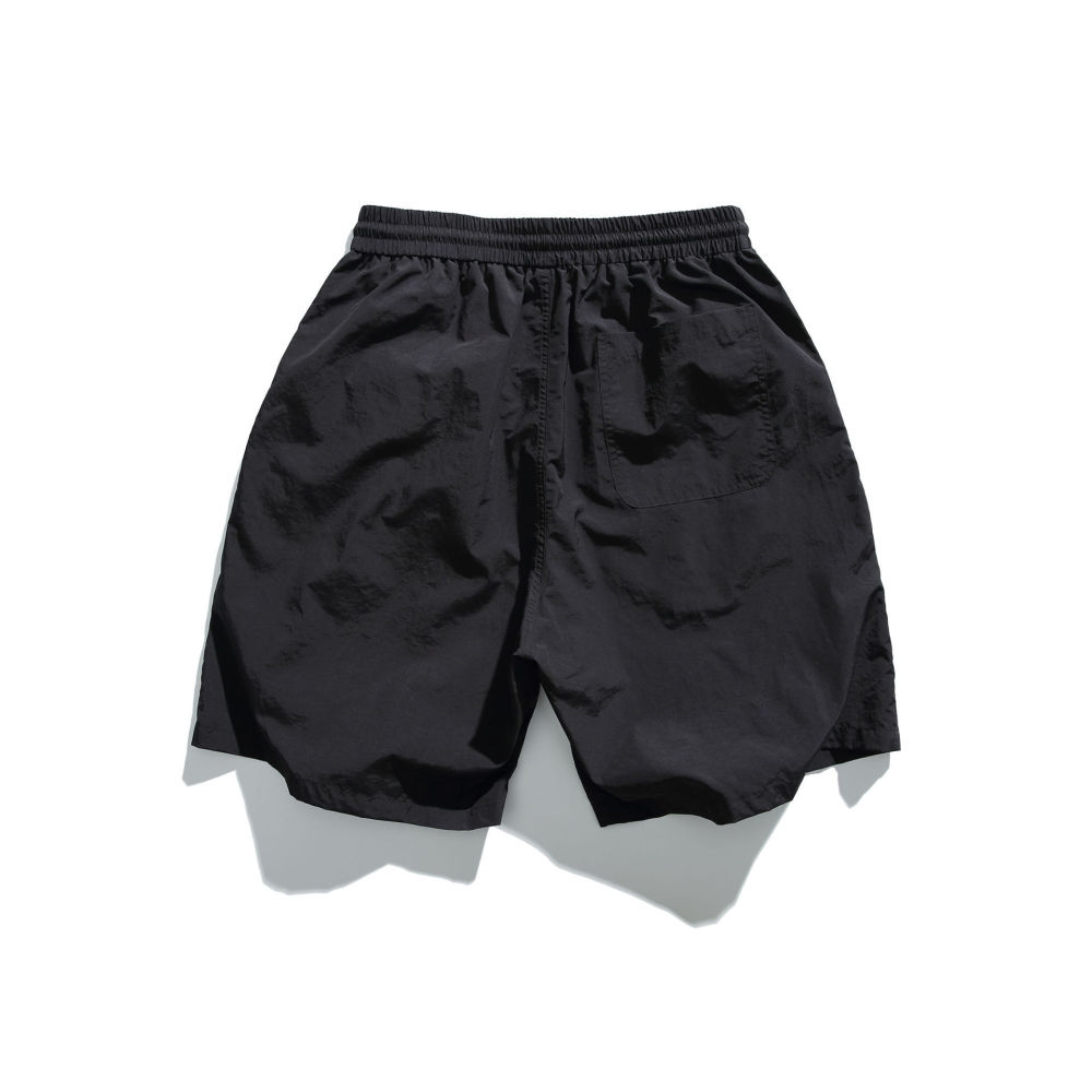 GorgeousBen 2025 Men's summer loose straight leg sports shorts with big pockets and drawstrings in American style