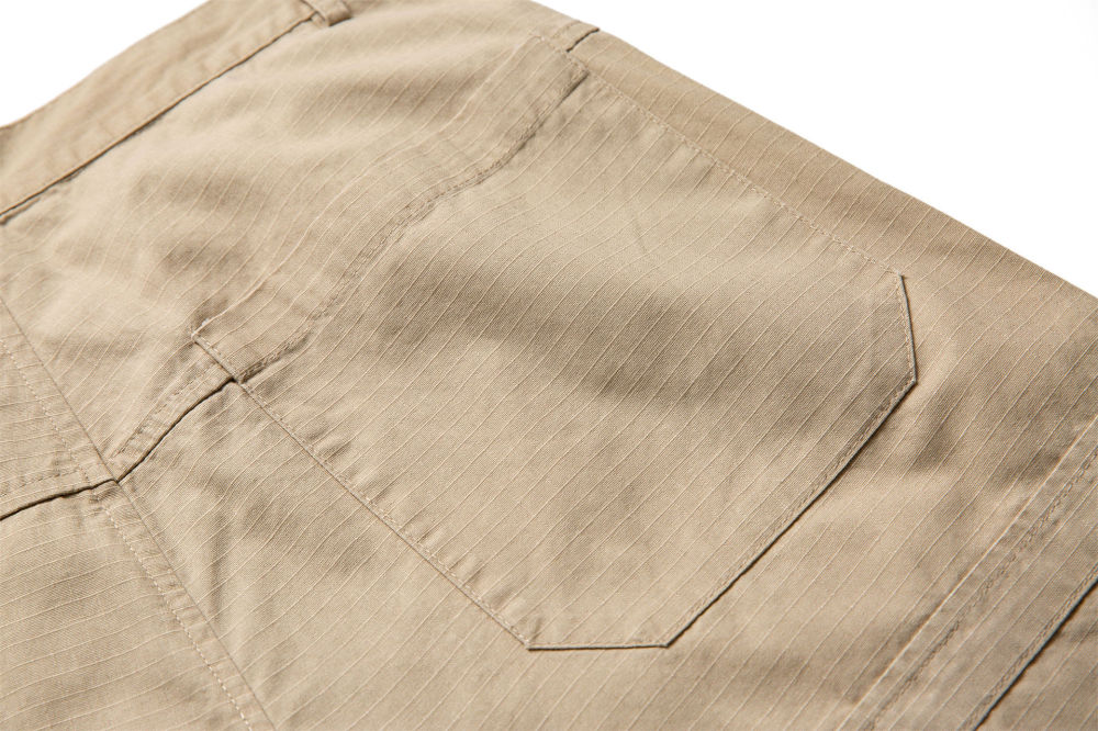 GorgeousBen  2025 new khaki work shorts for men summer fashion American style pants loose straight-leg casual five-point pants