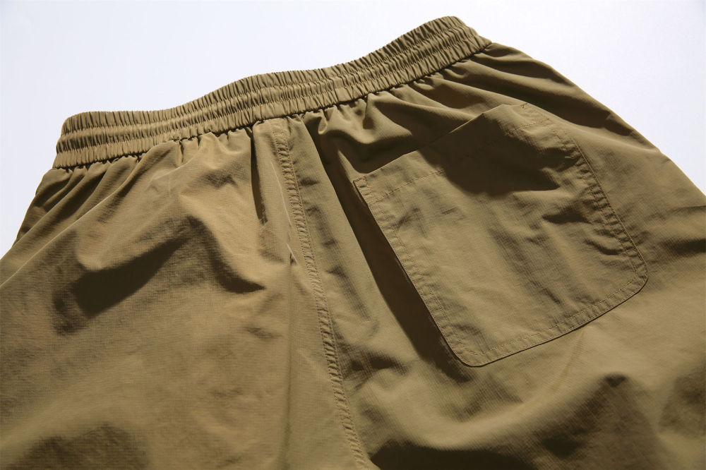 GorgeousBen 2025 Men's summer loose straight leg sports shorts with big pockets and drawstrings in American style