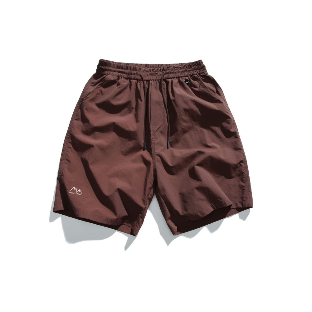 GorgeousBen 2025 Men's summer loose straight leg sports shorts with big pockets and drawstrings in American style