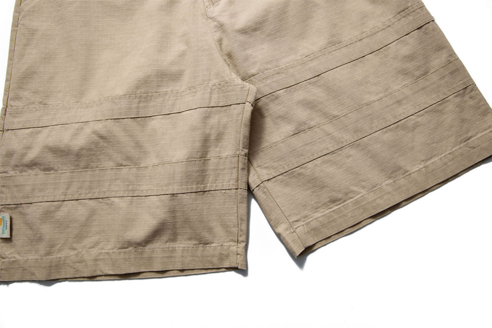 GorgeousBen  2025 new khaki work shorts for men summer fashion American style pants loose straight-leg casual five-point pants