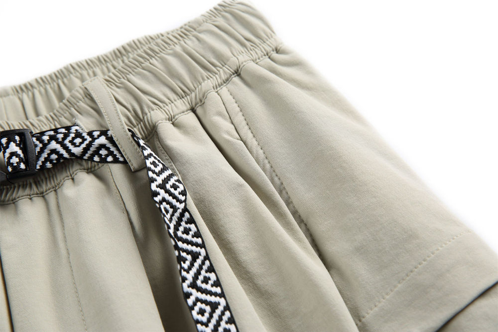 GorgeousBen  American style casual brand with large pockets, functional straight leg work shorts for men, casual loose color-blocked sports shorts with five pockets