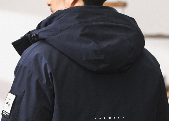GorgeousBen  American graphene thermal workwear down jacket men's winter 2024 new mountain outdoor commuting hooded jacket men.