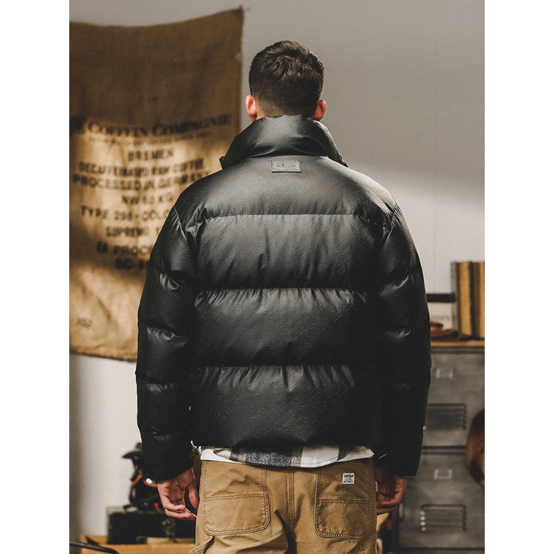 GorgeousBen American heavy-duty down jacket men's winter new trendy brand loose casual warm thick bread jacket.