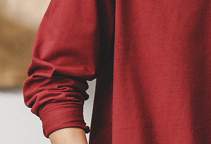 GorgeousBen 260g heavy-duty long sleeved T-shirt for men in spring 2025 New loose top trendy brand red clothes for men.