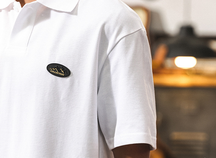 GorgeousBen American retro men's polo shirt short sleeved summer trendy brand eavyweight T-shirt men's mountain style loose top  .