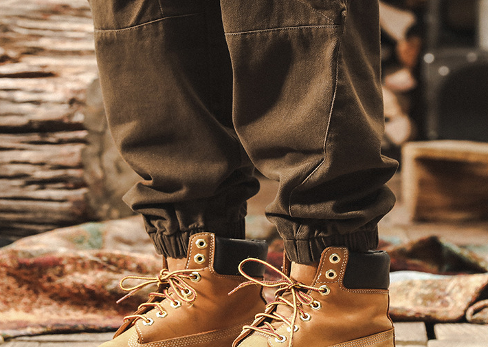 GorgeousBen Work pants men's 2025 spring new style leg binding pants American loose outdoor functional casual pants men.