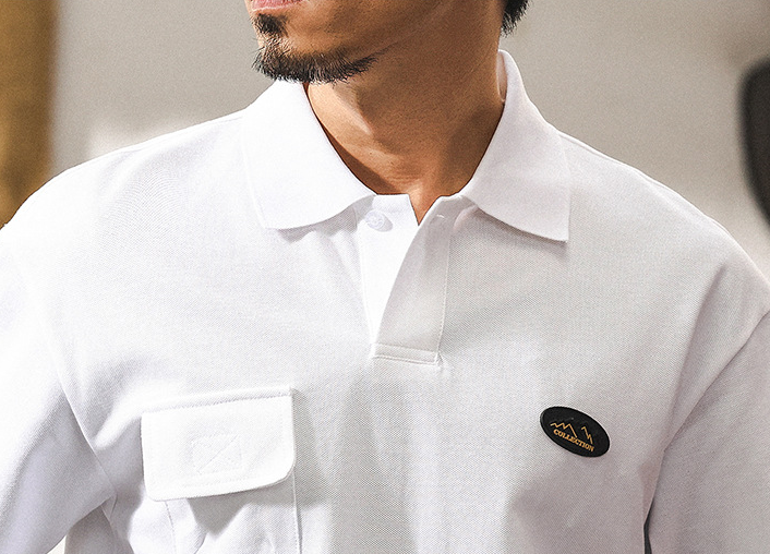 GorgeousBen American retro men's polo shirt short sleeved summer trendy brand eavyweight T-shirt men's mountain style loose top  .