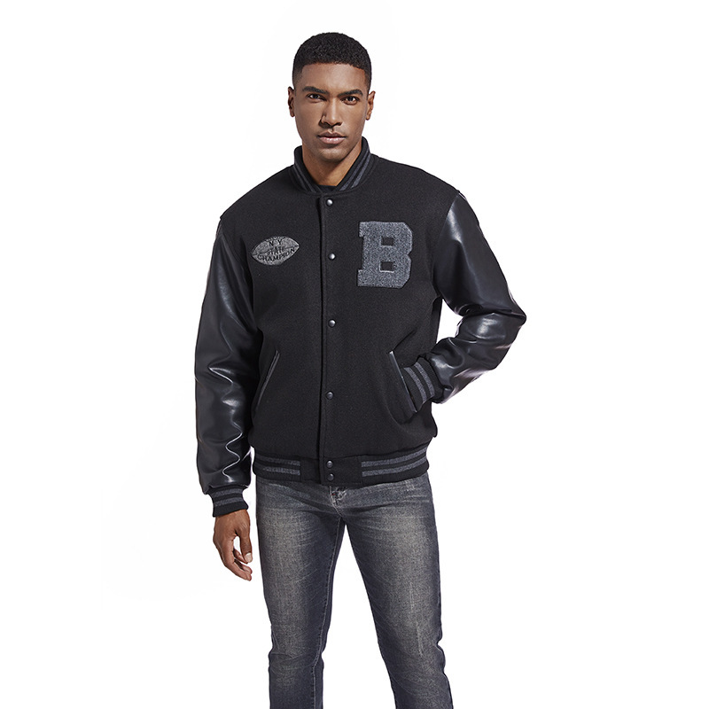 GorgeousBen 2025 Jacket men's autumn and winter trend youth American baseball jacket casual men's embroidery plus size men's clothing