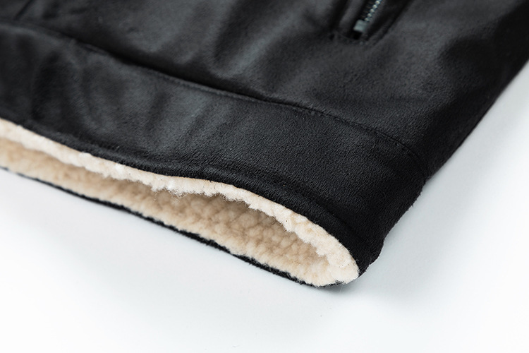 GorgeousBen Autumn and winter suede jacket men's zipper cardigan jacket cross-border casual lambskin jacket men's.