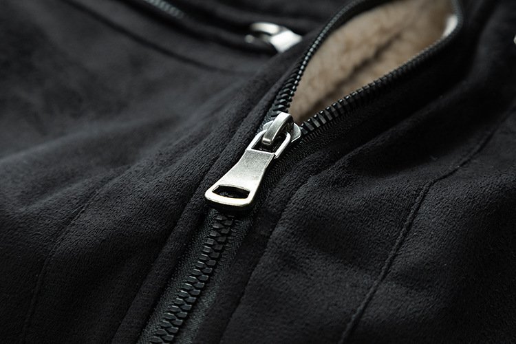 GorgeousBen Autumn and winter suede jacket men's zipper cardigan jacket cross-border casual lambskin jacket men's.