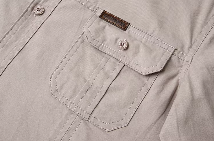 GorgeousBen Summer autumn shirt jacket for men 2025 new men's cotton shirt solid color long sleeved shirt casual men's top.