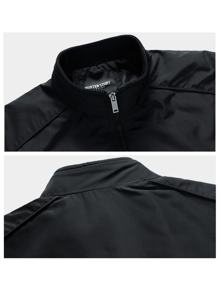 GorgeousBen Men's Jacket Spring and Autumn New Style Thin Large Casual Coat Korean Edition Fashion Coat Men's Top.