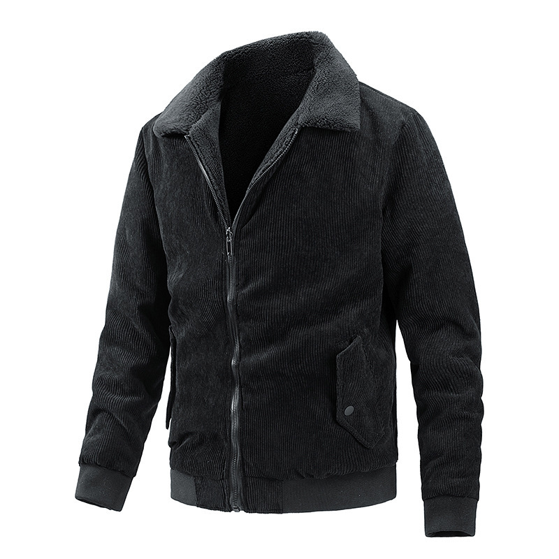 GorgeousBen 2025  Men's double-sided velvet jacket, baseball jacket, casual jacket, men's fashion trend.