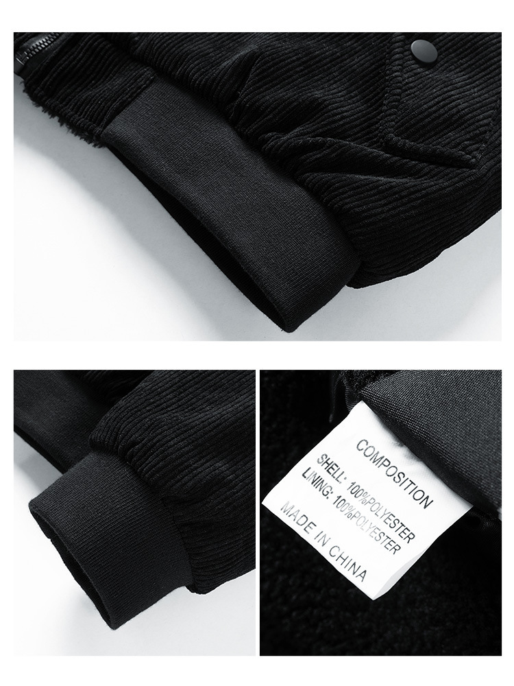 GorgeousBen 2025  Men's double-sided velvet jacket, baseball jacket, casual jacket, men's fashion trend.