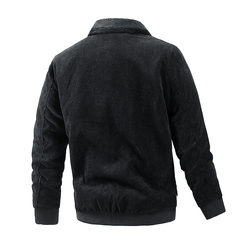 GorgeousBen 2025  Men's double-sided velvet jacket, baseball jacket, casual jacket, men's fashion trend.