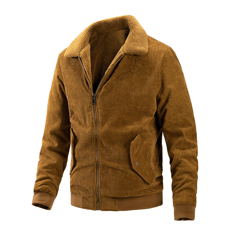 GorgeousBen 2025  Men's double-sided velvet jacket, baseball jacket, casual jacket, men's fashion trend.