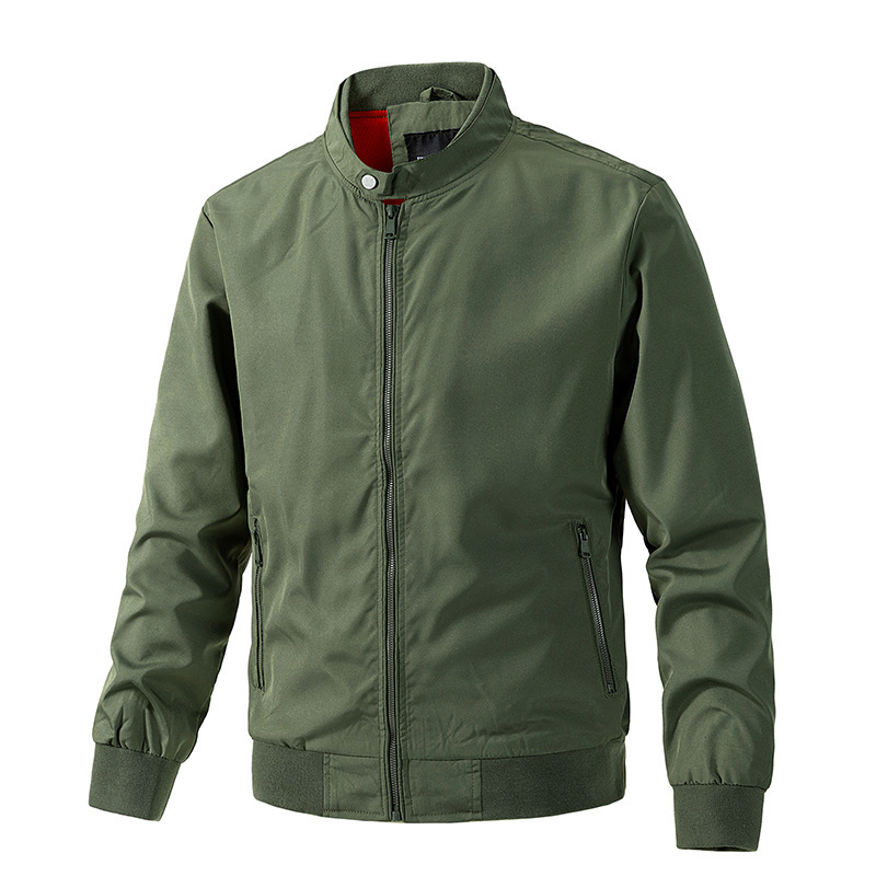 GorgeousBen Amazon Middle East Jacket Men's Jacket Summer Thin Edition Spring and Autumn Large Size Simple Flight Jacket Casual Men's Wear.