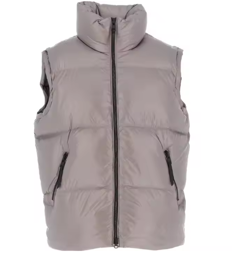 GorgeousBen  Men's custom logo sleeveless leather vest, fur plus size combination, zipper closure, thickened fluffy vest, winter vest.