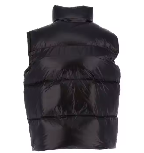 GorgeousBen  Men's custom logo sleeveless leather vest, fur plus size combination, zipper closure, thickened fluffy vest, winter vest.