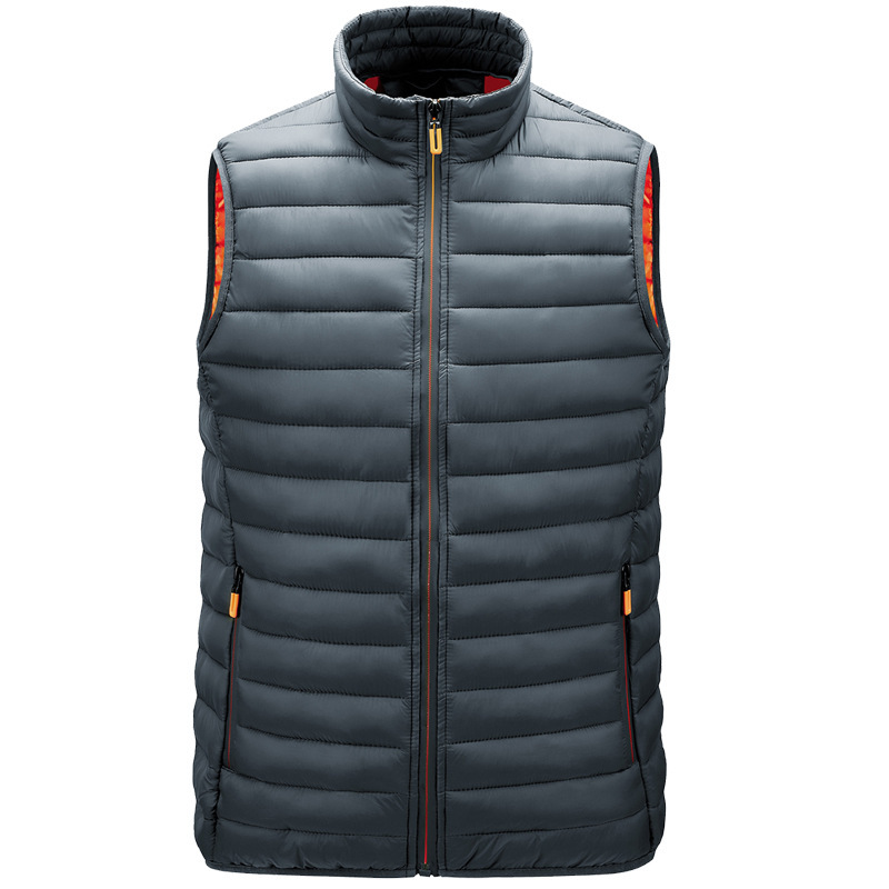 GorgeousBen Cross border men's vest, fashionable pork ribs, cotton vest, autumn and winter men's coat, AliExpress, Amazon.
