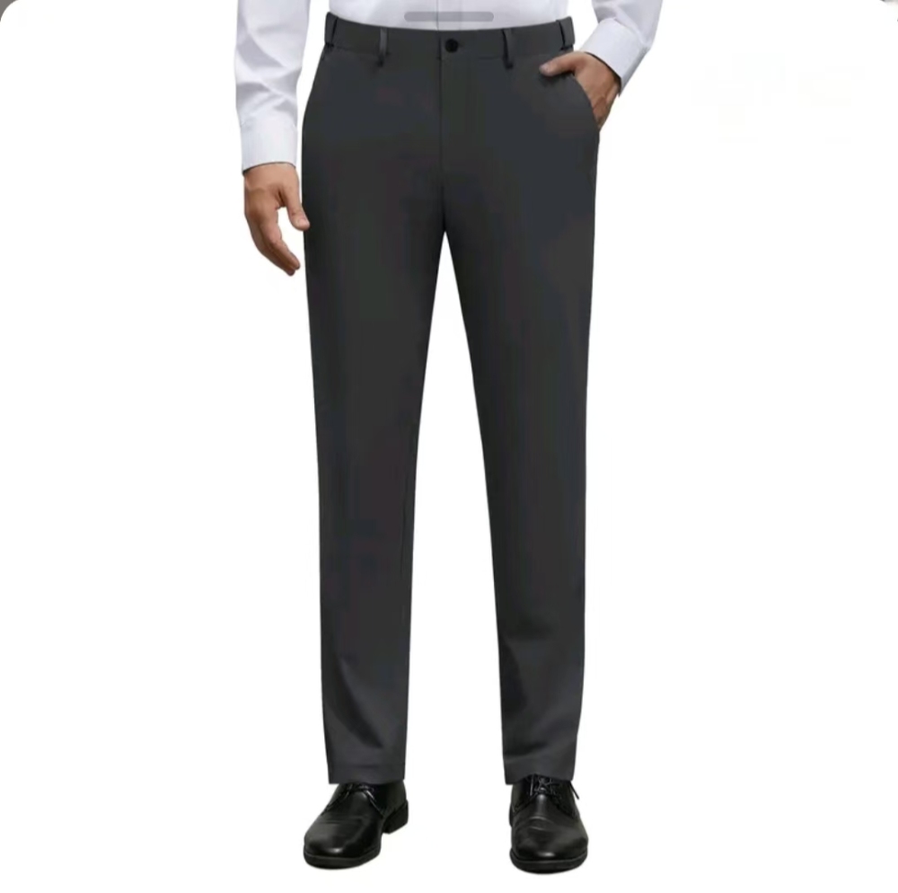 GorgeousBen Men's classic fit flex waist flat front dress pants.