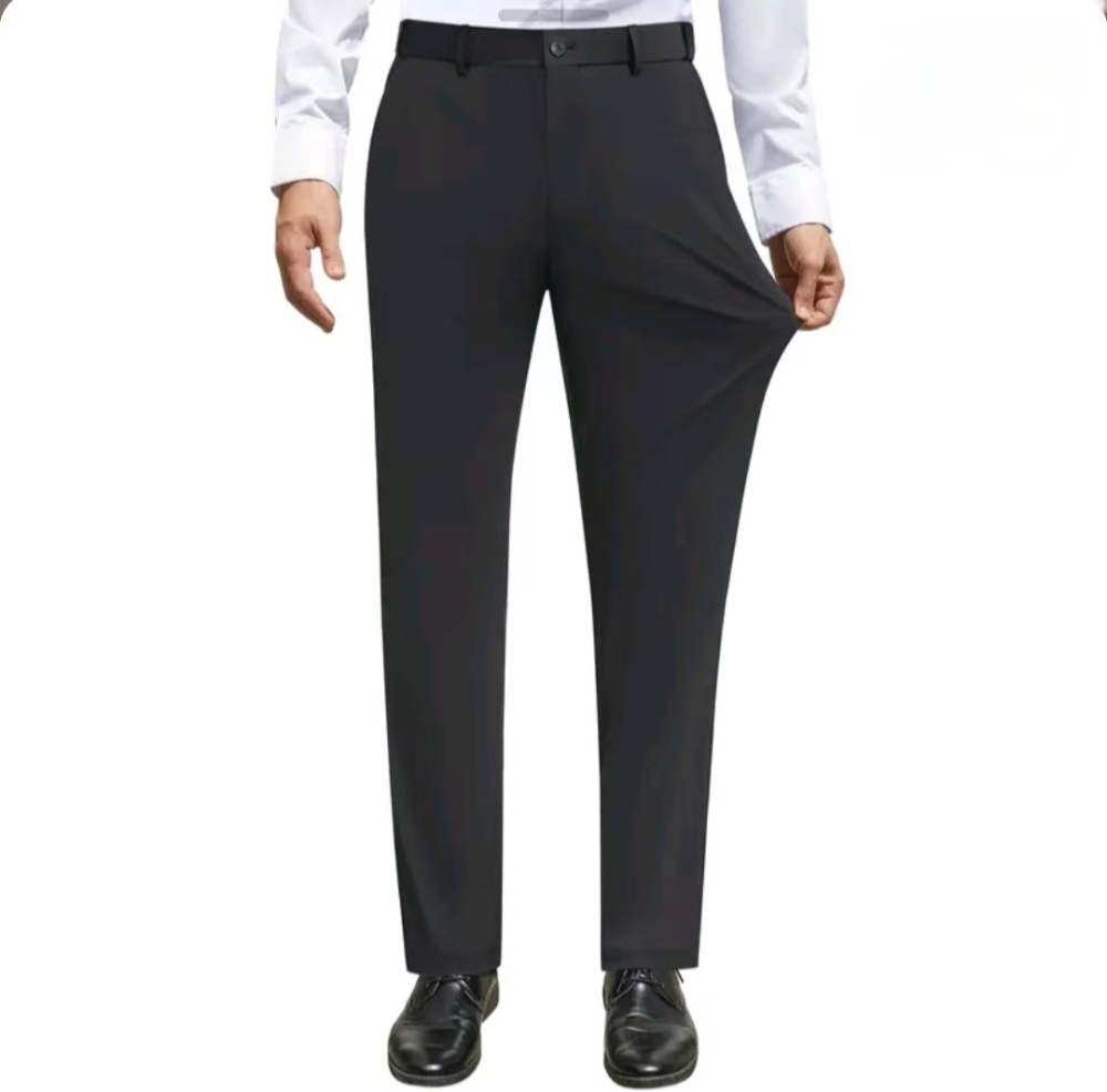 GorgeousBen Men's classic fit flex waist flat front dress pants.