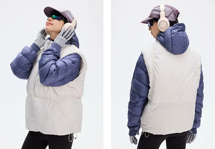 GorgeousBen High quality wholesale customized logo outdoor sleeveless sportswear winter sports jacket multi pocket duck down men's vest