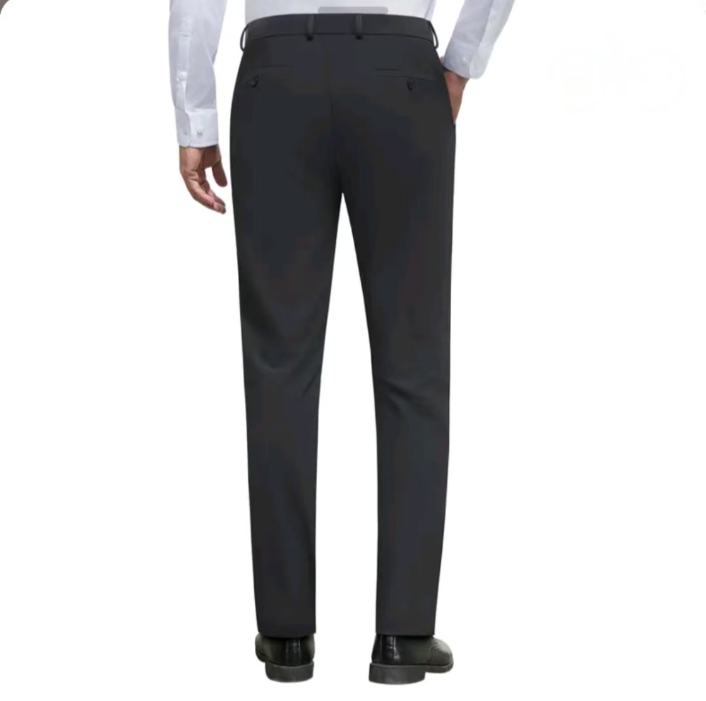 GorgeousBen Men's classic fit flex waist flat front dress pants.