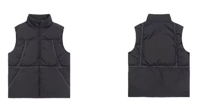 GorgeousBen High quality wholesale customized logo outdoor sleeveless sportswear winter sports jacket multi pocket duck down men's vest