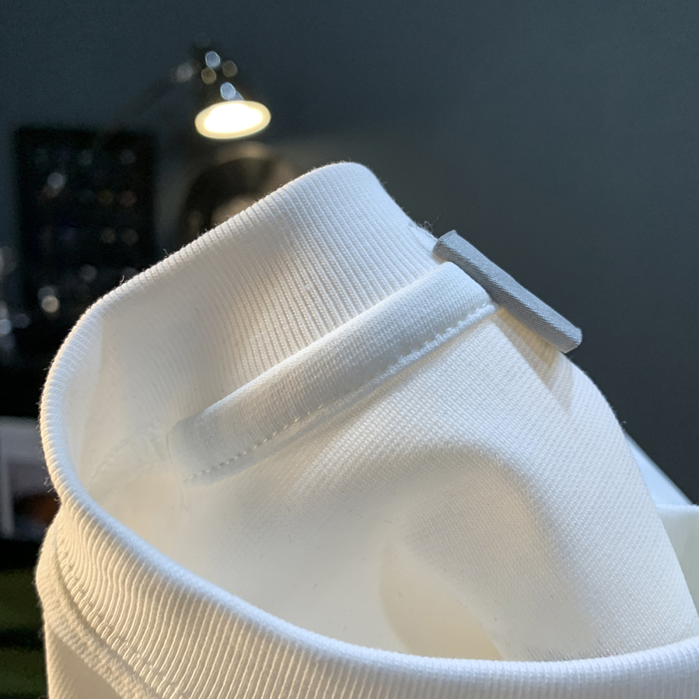 GorgeousBen Mottled butterfly counter high-end pure cotton heavyweight short sleeved T-shirt men's new top loose half sleeved T-shirt men.