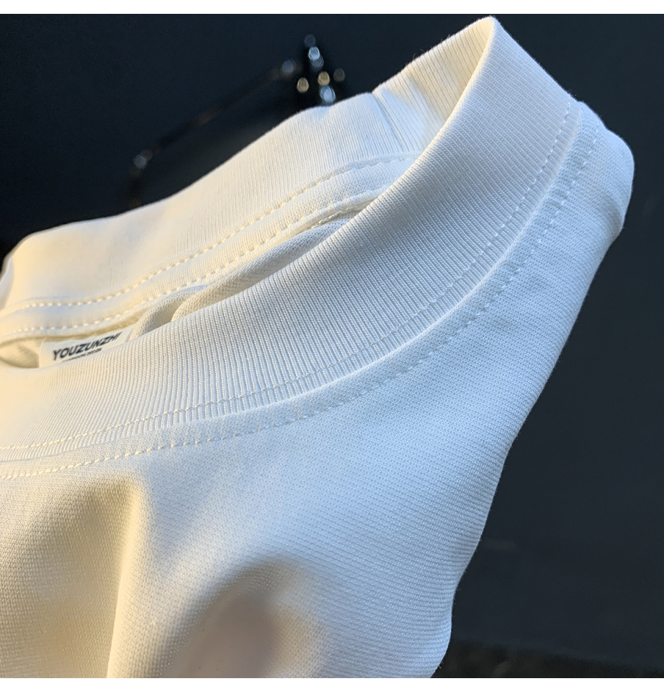 GorgeousBen  American trendy cartoon painted teddy bear embroidered short sleeved T-shirt for men's summer new trendy ins half sleeved round neck top.