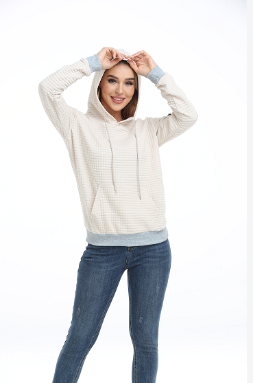 GorgeousBen 2025 LADIES  SWEATSHIRT WITH KANGAROO POCKET.