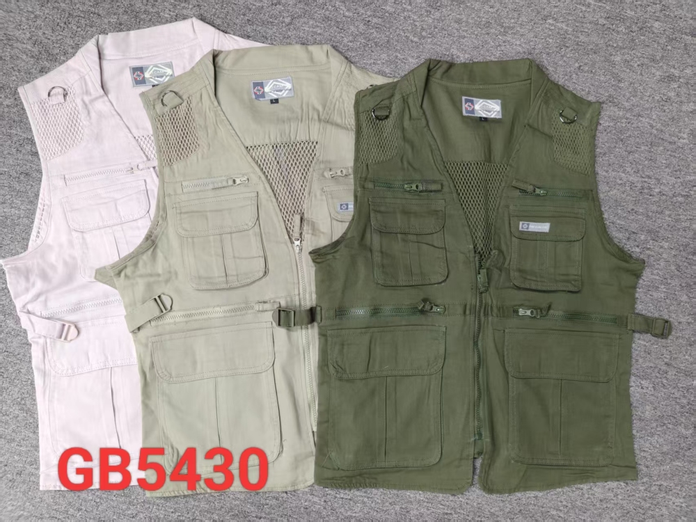GorgeousBen Versatile and fashionable men's comfortable and breathable fabric, loose stock vest.