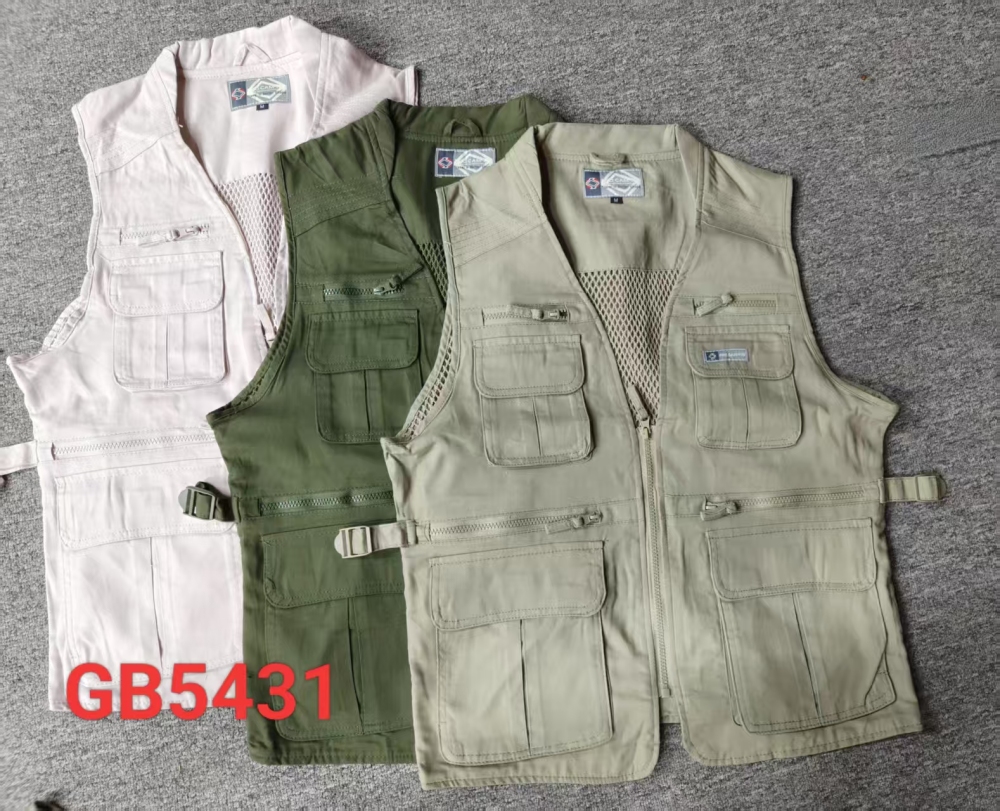 GorgeousBen Versatile and fashionable men's comfortable and breathable fabric, loose stock vest.