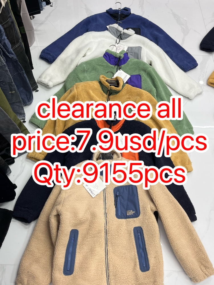 Clearance sale-Fashionable warm winter fashion paired with teddy fleece jacket.