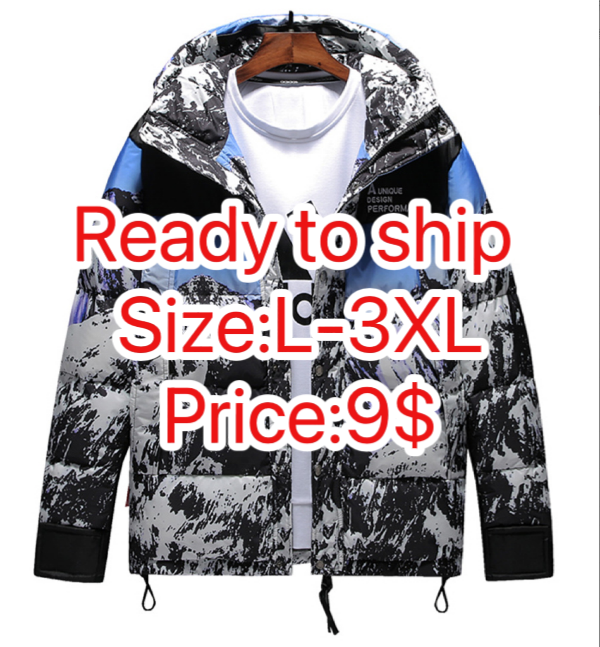 Clearance sale- Men's imitation down cotton jacket.