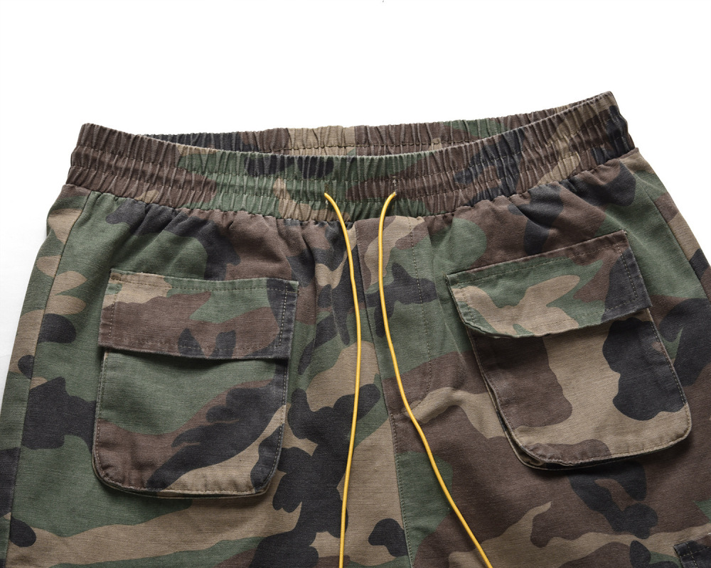 GrogeousBen 2025 Men's New Premium Quality Cotton Cargo Shorts Casual Fashion Solid Camouflage  Summer Shorts.