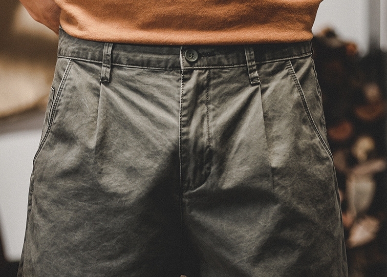GorgeousBen American fashion brand short pants for men in summer, durable and casual workwear, 5-point pants for men, rugged and handsome, simple and casual mid length pants.